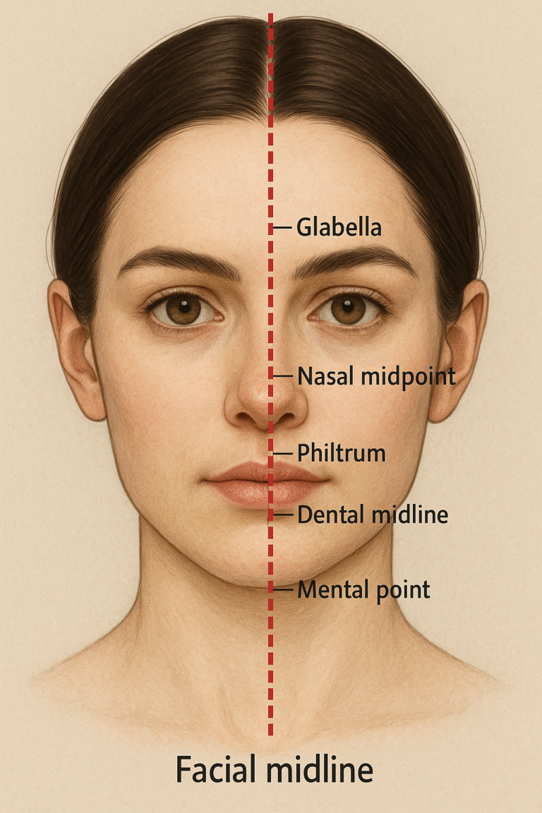 The Anatomical Basis for Why Midline Alignment Determines Facial Balance and Impression