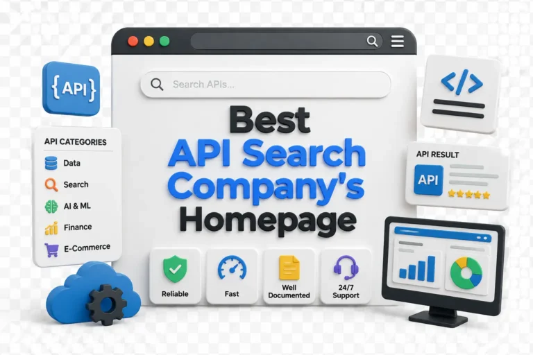 Best API Search Company’s Homepage